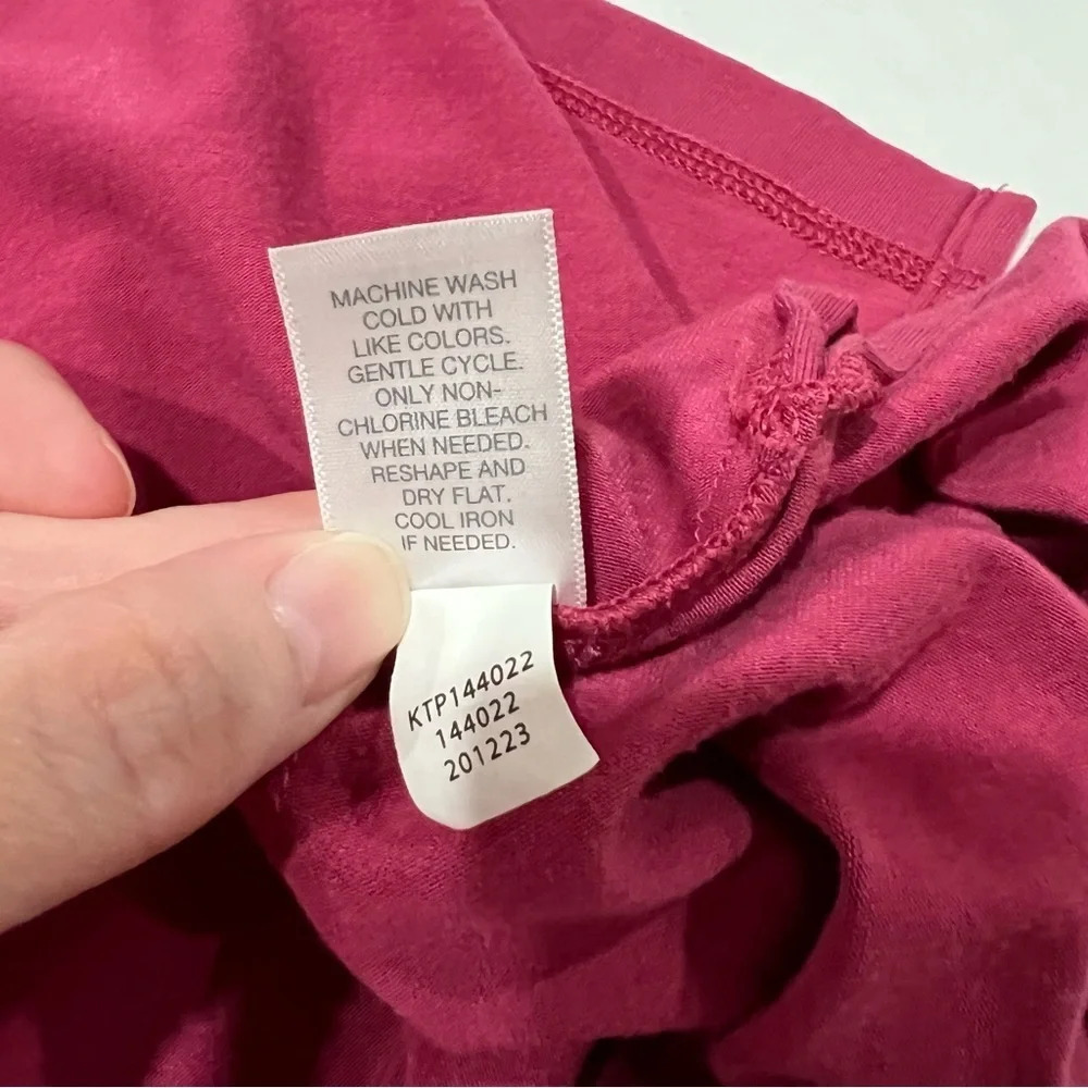 J.Jill Raspberry Fit Twist Back Tunic Medium Petite - Picture 7 of 9